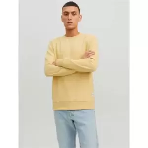 Image of Jack and Jones Basic Crew Sweater - Yellow