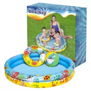 Image of Bestway Paddling Pool Set - 122 X 20 Cm