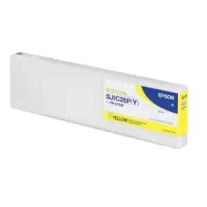 Image of Epson SJIC26 Yellow Original Ink Cartridge