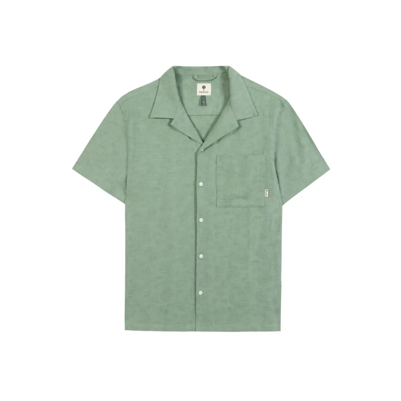 Image of Faguo Shirt Faguo Paiolive Vert Male L
