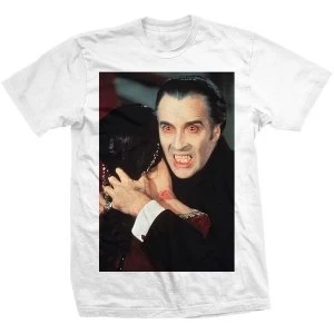 image of StudioCanal - Son of Dracula Film Still Unisex Large T-Shirt - White