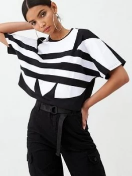 Image of Adidas Originals Large Logo Tee - Black