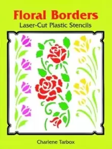 Image of Floral Borders Laser-Cut Plastic Stencils