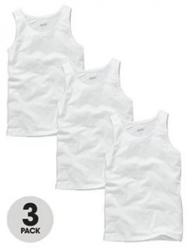 Image of Hugo Boss 3 Pack Core Vests White Size XL Men