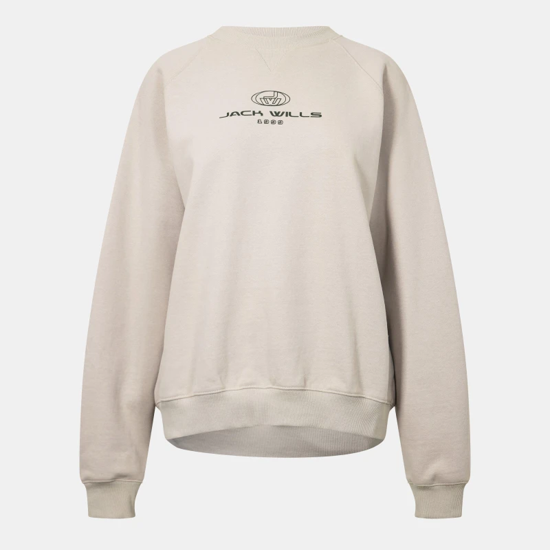 Image of Jack Wills Oversized Graphic Crew - Green Green 6