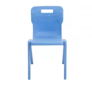 TC Office Titan One Piece Chair Size 6, Sky Blue