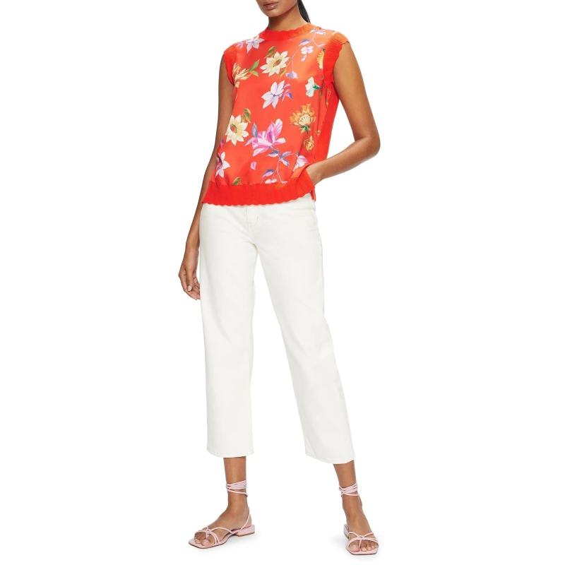 Image of Ted Baker Ted Kcorn SlvlsTp - Orange Orange 6