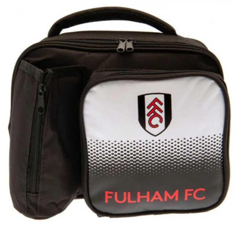Image of Fulham Fc Fade Lunch Bag Black/white (One Size)