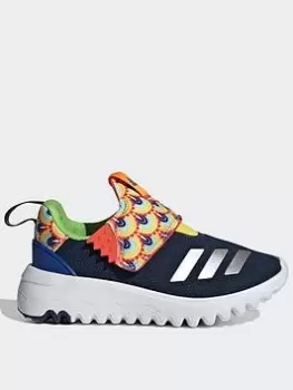 Image of adidas Suru365 Slip-on Shoes, Blue/Silver, Size 1 Older