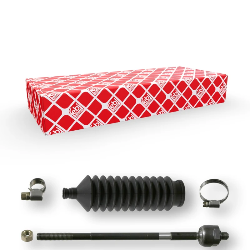 Image of FEBI BILSTEIN 12532 Inner Tie Rod ProKit Front Axle Right, with steering bellow Inner Tie Rod (51)