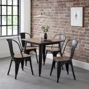 Julian Bowen Grafton Square Four Seater Dining Table