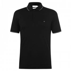 Calvin Klein Soft Cotton Polo Shirt - Black BDS