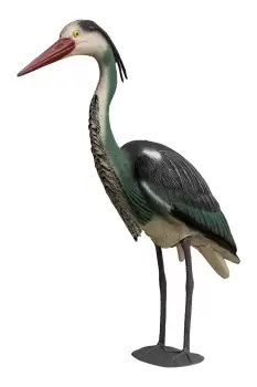 image of St Helens Decoy Heron Bird For Scaring Garden & Outdoor