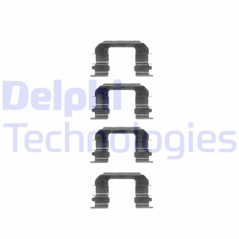 Image of DELPHI Brake pad fitting kit DELPHI LX0349