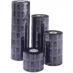 image of Zebra 2100 High Performance Wax Thermal Transfer Ribbon 156mm x 450m, Black 02100BK15645