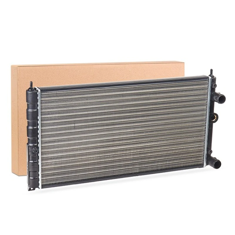 Image of RIDEX 470R0297 Engine radiator Manual Transmission, Plastic, without frame Aluminium, Plastic Radiator,engine cooling (470)