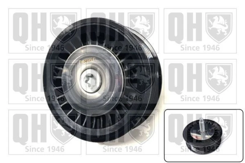 Image of QUINTON HAZELL Deflection / guide pulley, V-ribbed belt QUINTON HAZELL QTA1536