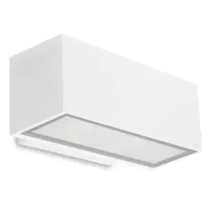 image of Afrodita LED Light Outdoor Small Up / Down Wall Washer Light White IP65