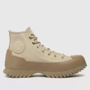 image of Converse Beige All Star Lugged 2.0 Trainers