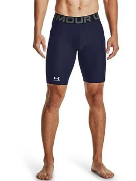 Under Armour Heat Gear Armour Long Shorts - Navy, Size 2XL, Men