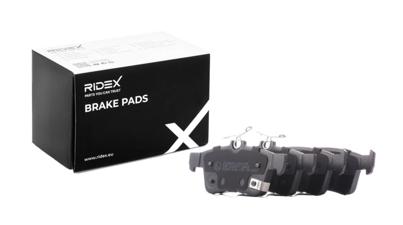 Image of Brake pad set RIDEX 402B1344