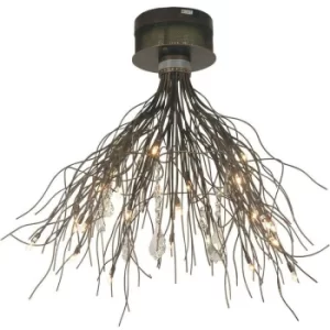 image of Linea Verdace Luxor Semi Flush Light Rust