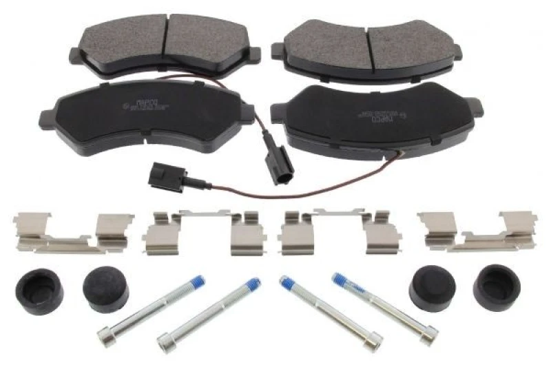 Image of MAPCO 6846/1 Brake pad set Front Axle, incl. wear warning contact Brake Pad Set,disc brake (402)