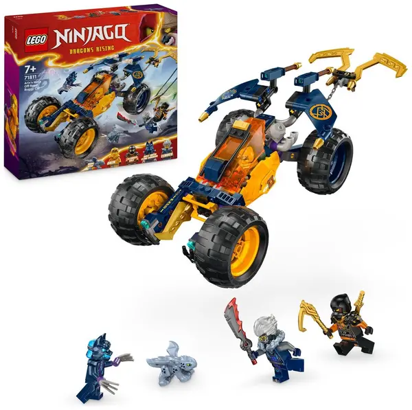 image of LEGO NINJAGO Arin's Ninja Off-Road Buggy Car Toy Set 71811