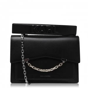 image of Karl Lagerfeld Seven Shoulder Bag - A999 Black