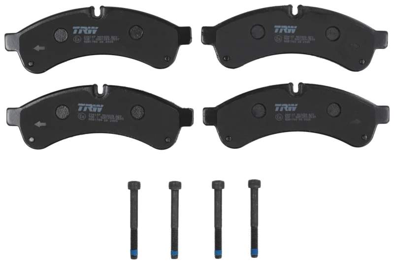 Image of TRW GDB1780 Brake pad set prepared for wear warning indicator, with brake caliper screws Brake Pad Set,disc brake (402)