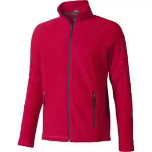 image of Elevate Mens Rixford Full Zip Polyfleece (XXL) (Red)