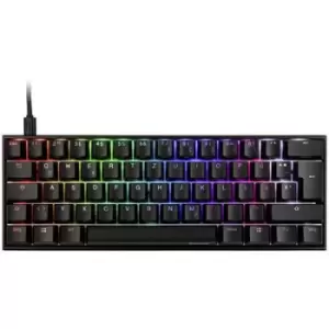 image of Ducky Mecha Mini MX-Black USB Gaming keyboard German, QWERTZ Black