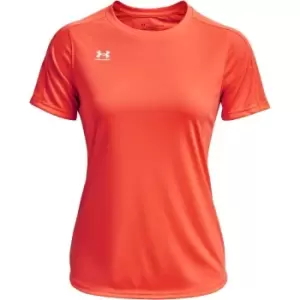 Image of Under Armour Womens Challenger SS Training Top - Red