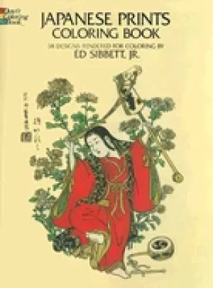 Image of japanese prints coloring book