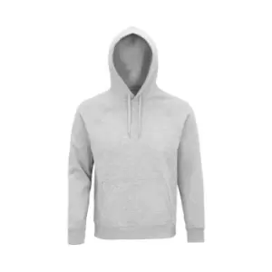 image of SOLS Unisex Adult Stellar Organic Hoodie (L) (Grey Marl)