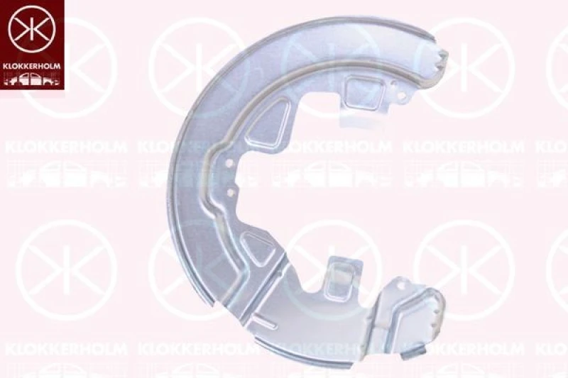 Image of KLOKKERHOLM Brake disc backing plate KLOKKERHOLM 9022378