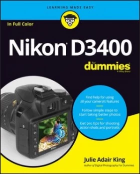Image of Nikon D3400 for dummies by Julie Adair King