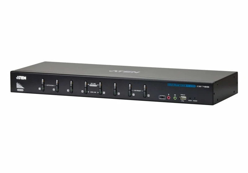 Image of Aten ATEN CS1788 KVM switch Rack mounting Black CS1788
