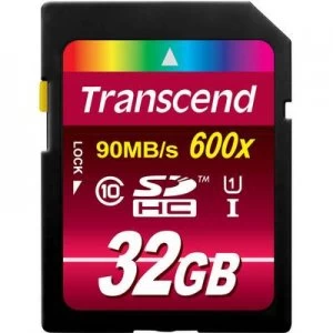 Image of Transcend Ultimate SDHC card 32GB Class 10, UHS-I