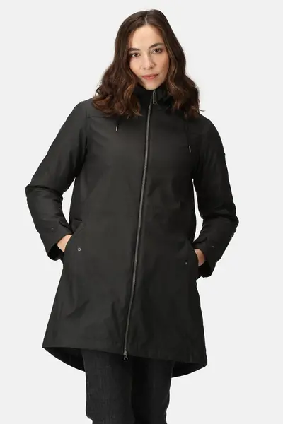 Image of Regatta Thermoguard 'Fantine' Baffled Insulated Jacket Black