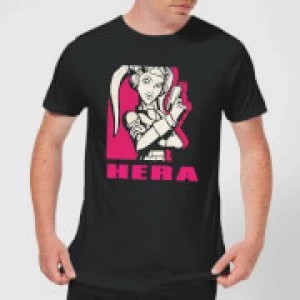 Image of Star Wars Rebels Hera Mens T-Shirt - Black