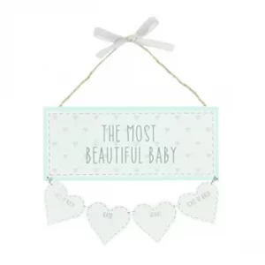 Image of Petit Cheri Beautiful Baby Data Plaque