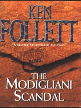 Image of The Modigliani Scandal by Ken Follett Book