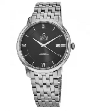 Image of Omega De Ville Prestige Co-Axial 39.5mm Black Dial Stainless Steel Mens Watch 424.10.40.20.01.001 424.10.40.20.01.001