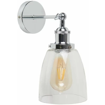 Image of Metal Adjustable Knuckle Joint Wall Light Ezrah - No Bulb