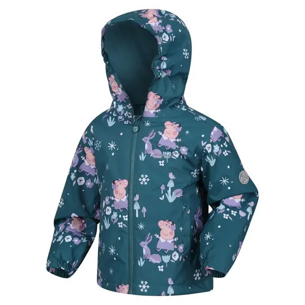 Image of Regatta Peppa MuddyPuddle Waterproof Jacket - Dragfl/Arctc C24-C36