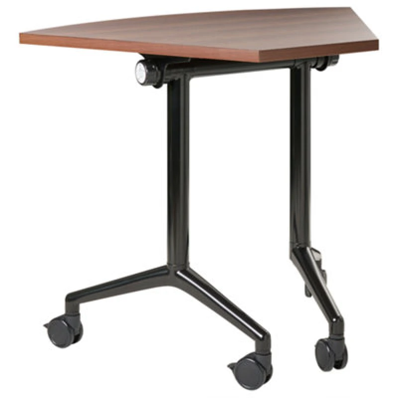 Image of Beliani Foldable Corner Desk Module Cavi Dark Brown 90 Cm 64 Cm