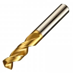 image of Dormer A520 HSS Tin ADX Stub Drill Bit 10.7mm Pack of 1