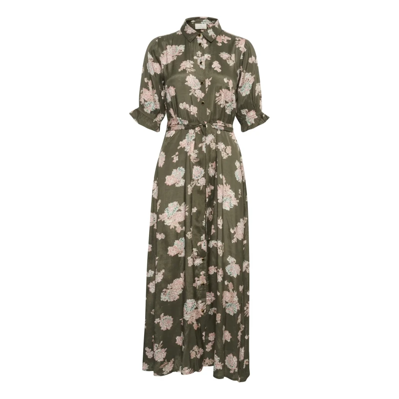 Image of Kaffe Womens long dress KAFFE Velana Vert Female 40