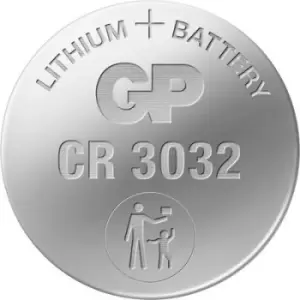 Image of GP Batteries GPPBL3032001 Button cell CR 3032 Lithium 500 mAh 3 V